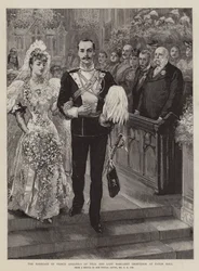 The Marriage of Prince Adolphus of Teck and Lady Margaret Grosvenor at Eaton Hall